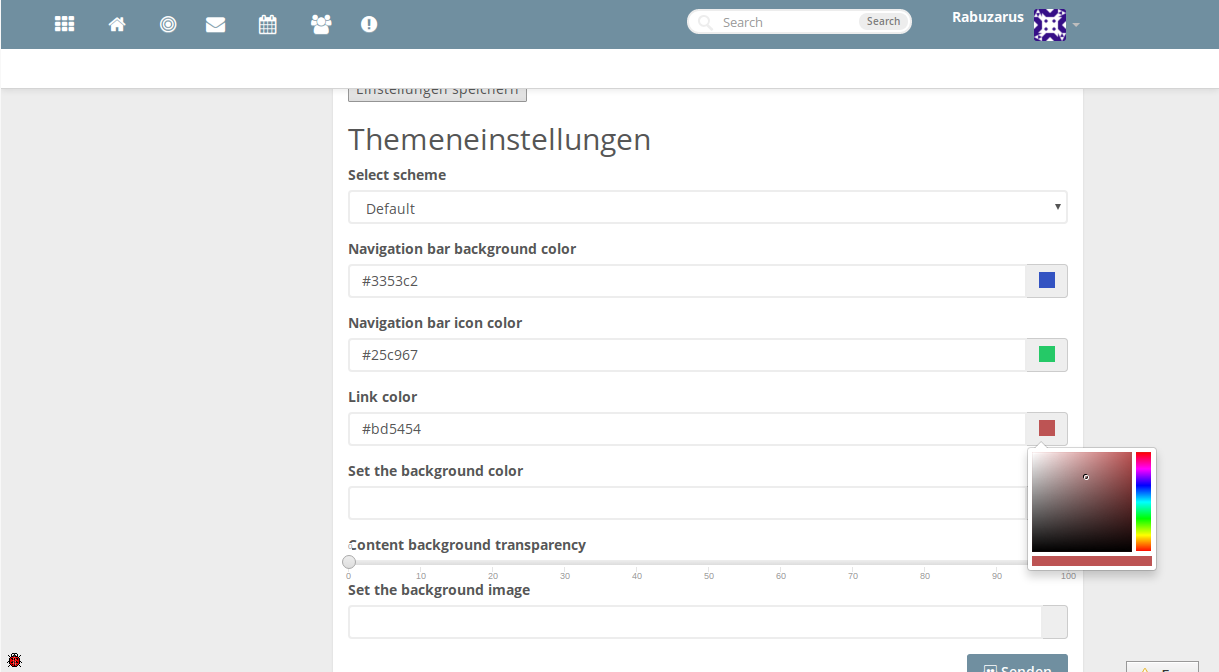 Theme - Settings 